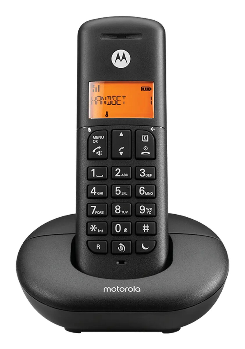 Motorola E201 DECT telefons bezvadu klausule