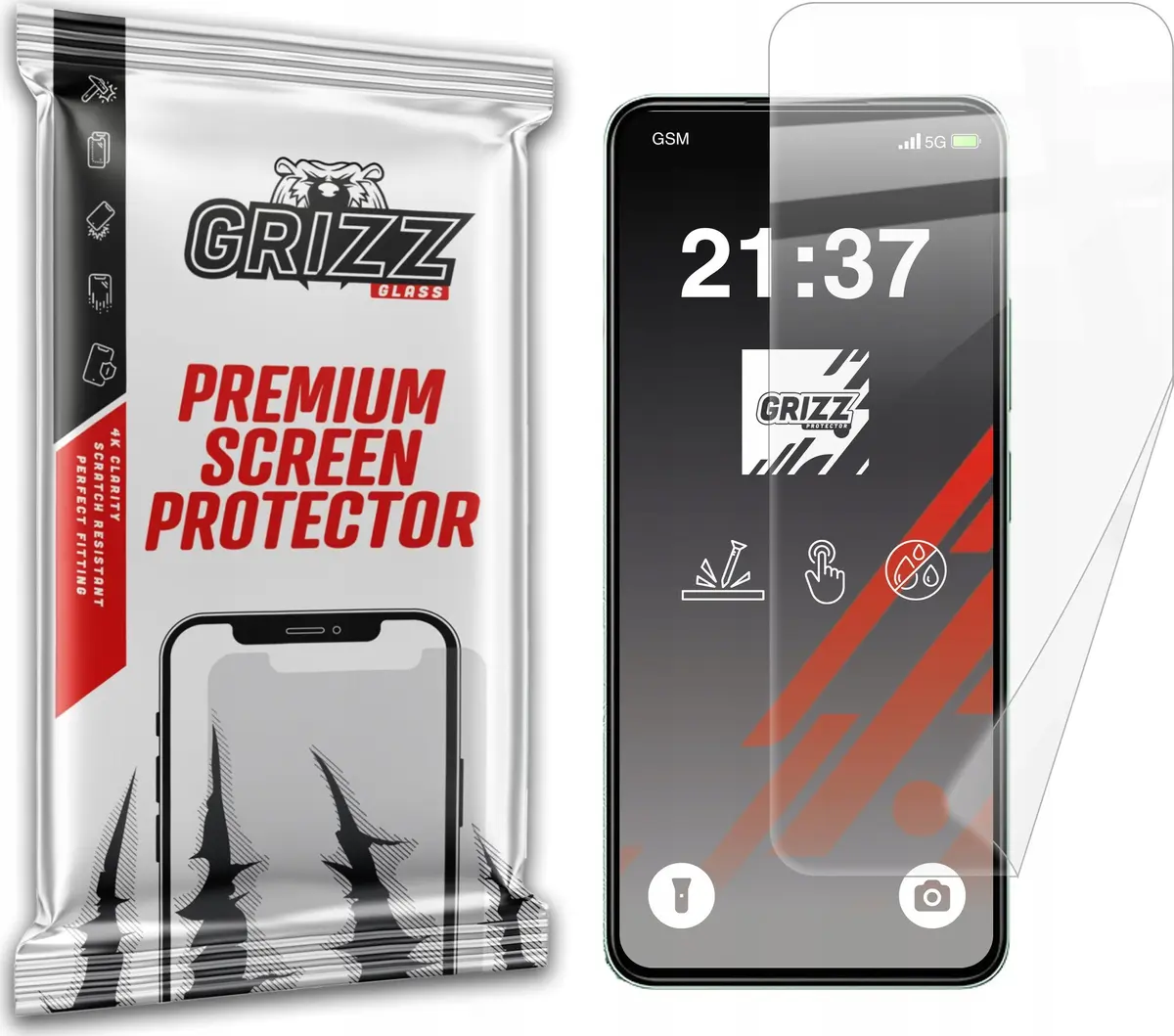 Keramiska ekrāna aizsargplēve GrizzGlass CeramicFilm priekš