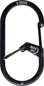 Karabīne NITEIZE G-Series Dual Chamber #2 — divkameru metāla skava