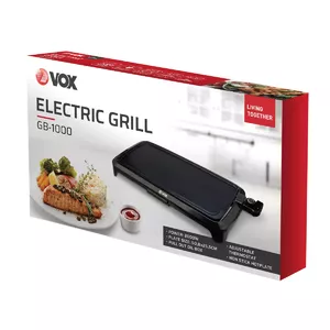 Elektriskais grils VOX GB1000 ar nepielīpīgu virsmu un regulējamu temperatūru