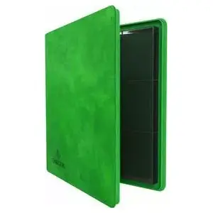 Kartiņu albums Gamegenic Zip‑Up Album 24‑Pocket — zaļš, 24 kabatas standarta kārtīm