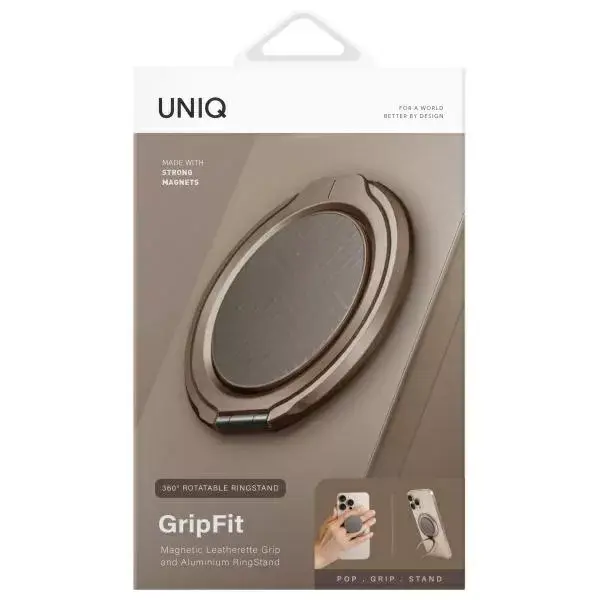 UniQ Gripfit 360 Magnetic Holder Flint Gray Photo 2