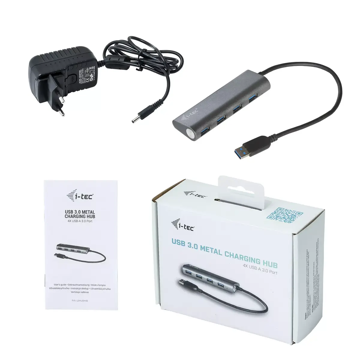USB Хаб i-tec Metal Superspeed 4-Port Hub Photo 7