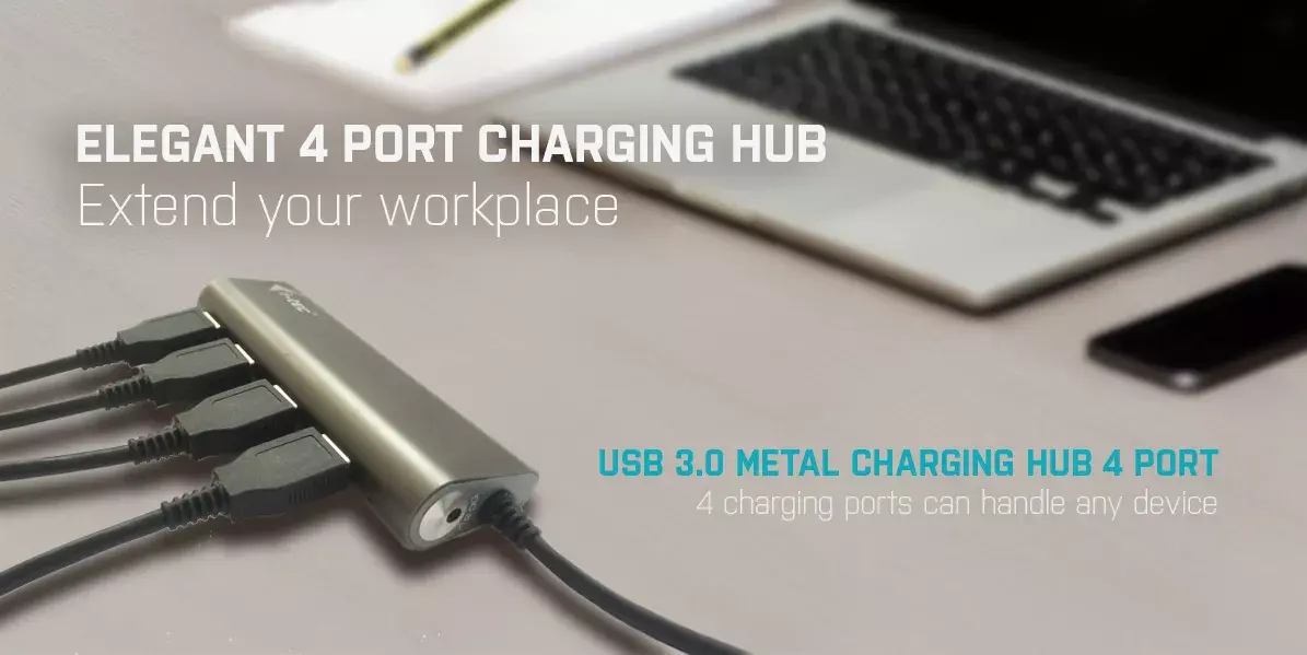 USB Хаб i-tec Metal Superspeed 4-Port Hub Photo 9