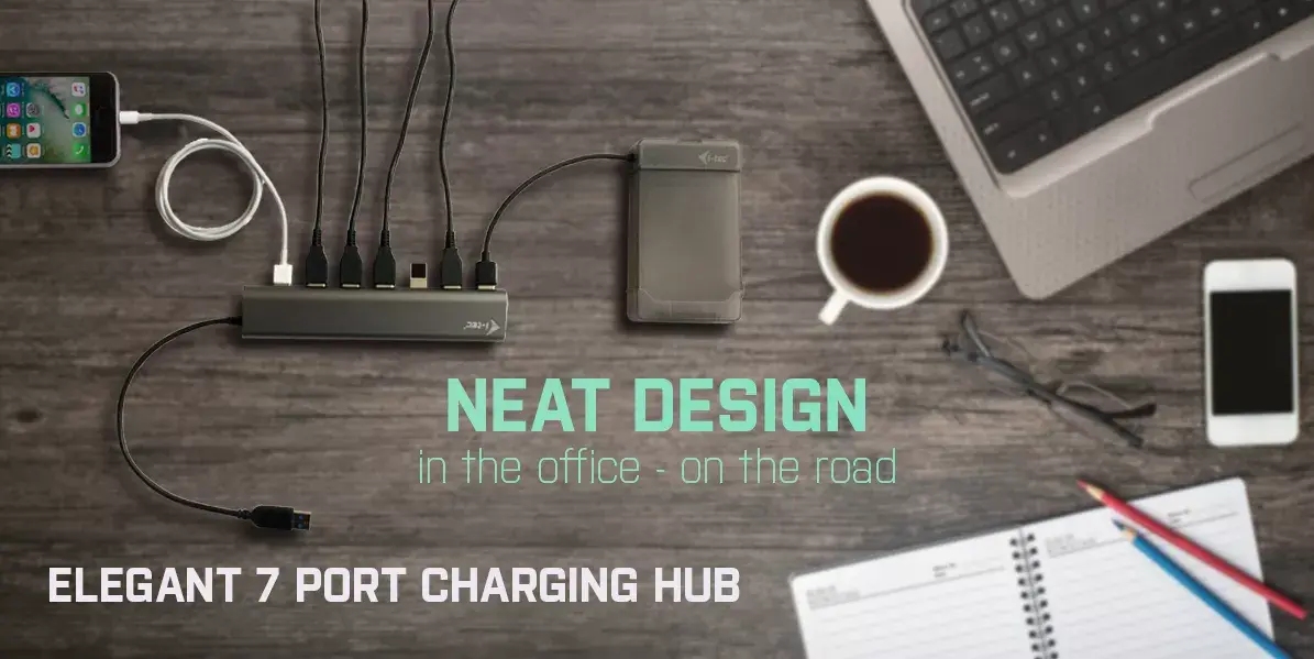 USB Хаб i-tec Metal Superspeed 7-Port Hub Photo 9