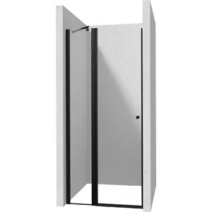 Shower door hinged Deante KTSUN42P 80 cm transparent glass
