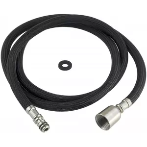 Kitchen faucet hose with pull-out spout deante XDCL8VSSM — nylon flexible connection for sink mixers