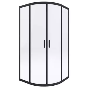 Semicircular shower enclosure deante KYP_N51K 90x90 cm glass doors, corner installation