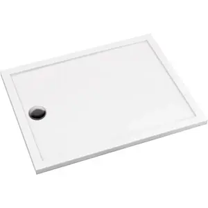 Rectangular shower tray deante KTJ_085B 100×90 cm acrylic, low-profile design