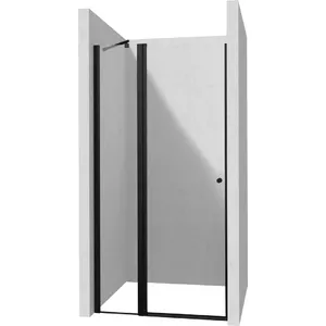 Hinged shower door Deante KTSUN45P 120 cm, glass