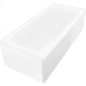 Bathtub panel deante KTJD017O for 170 cm bathtub, long side, white finish