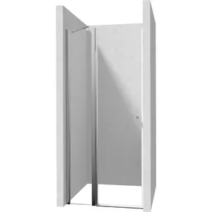 Hinged shower door Deante KTSU044P 110 cm, glass thickness 6 mm