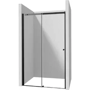 Sliding shower door Deante KTSPN13P 130 cm, tempered glass thickness 6 mm