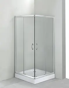 Shower enclosure Deante KYC 041K 90 cm, square, transparent glass