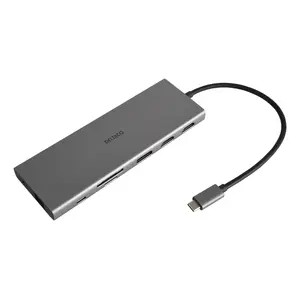 Deltaco USBC-HDMI27 interface hub USB Type-C Silver 4K 60Hz
