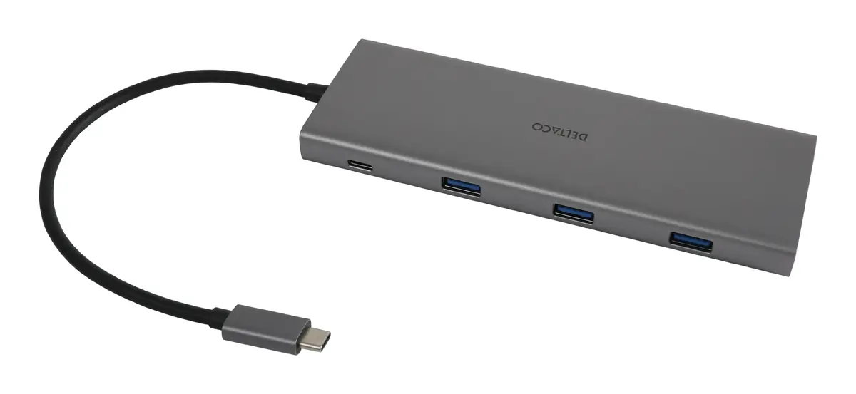 Deltaco USBC-HDMI27 интерфейсный хаб USB Type-C Photo 2