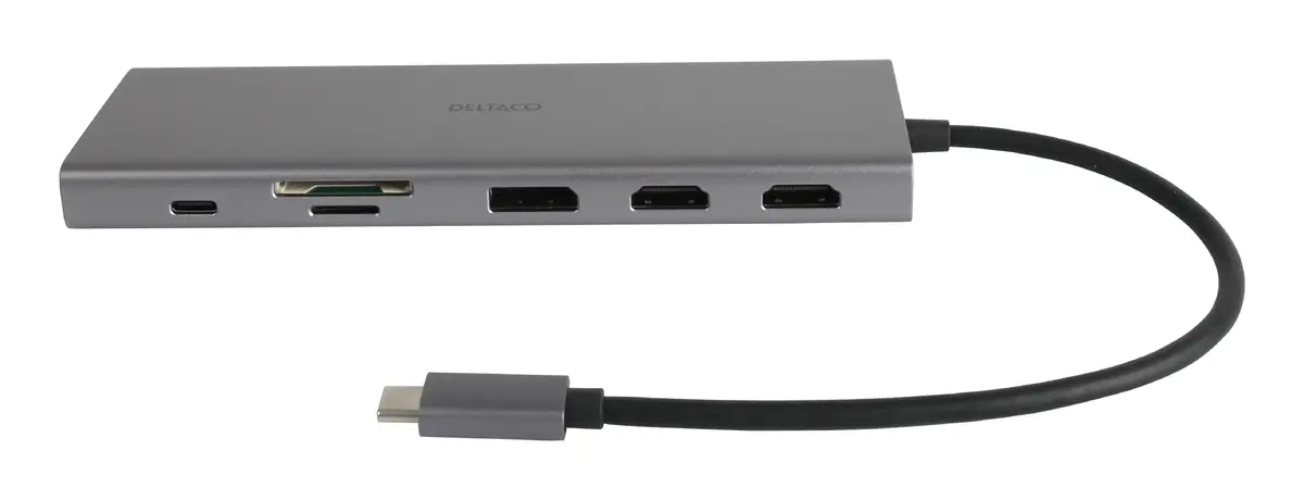 Deltaco USBC-HDMI27 интерфейсный хаб USB Type-C Photo 3