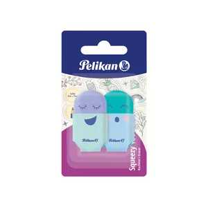 Eraser Pelikan 606219 Plastic Multicolour 2 pcs