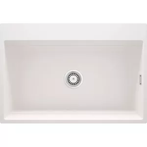 Granite 1-bowl magnetic sink Deante ZRM_A10B, black finish