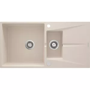 1.5‑bowl granite kitchen sink Deante ZRC_5513 with drainer