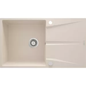 1-bowl granite sink deante ZRC_511A with drainer, single bowl kitchen sink, granite composite