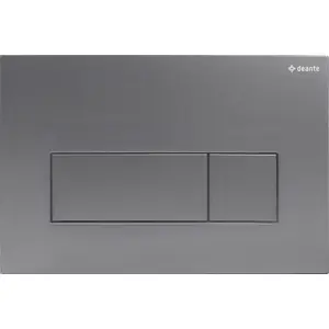 Кнопка смыва deante CST_D51P slim design для скрытого бачка — двойной режим смыва