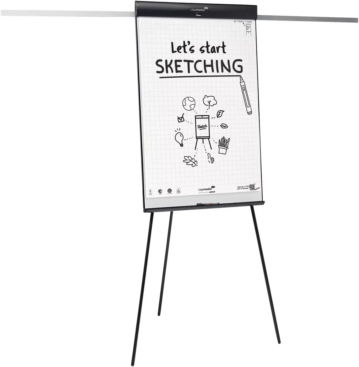 Legamaster SKETCH PRO flipchart statīvs Photo 6