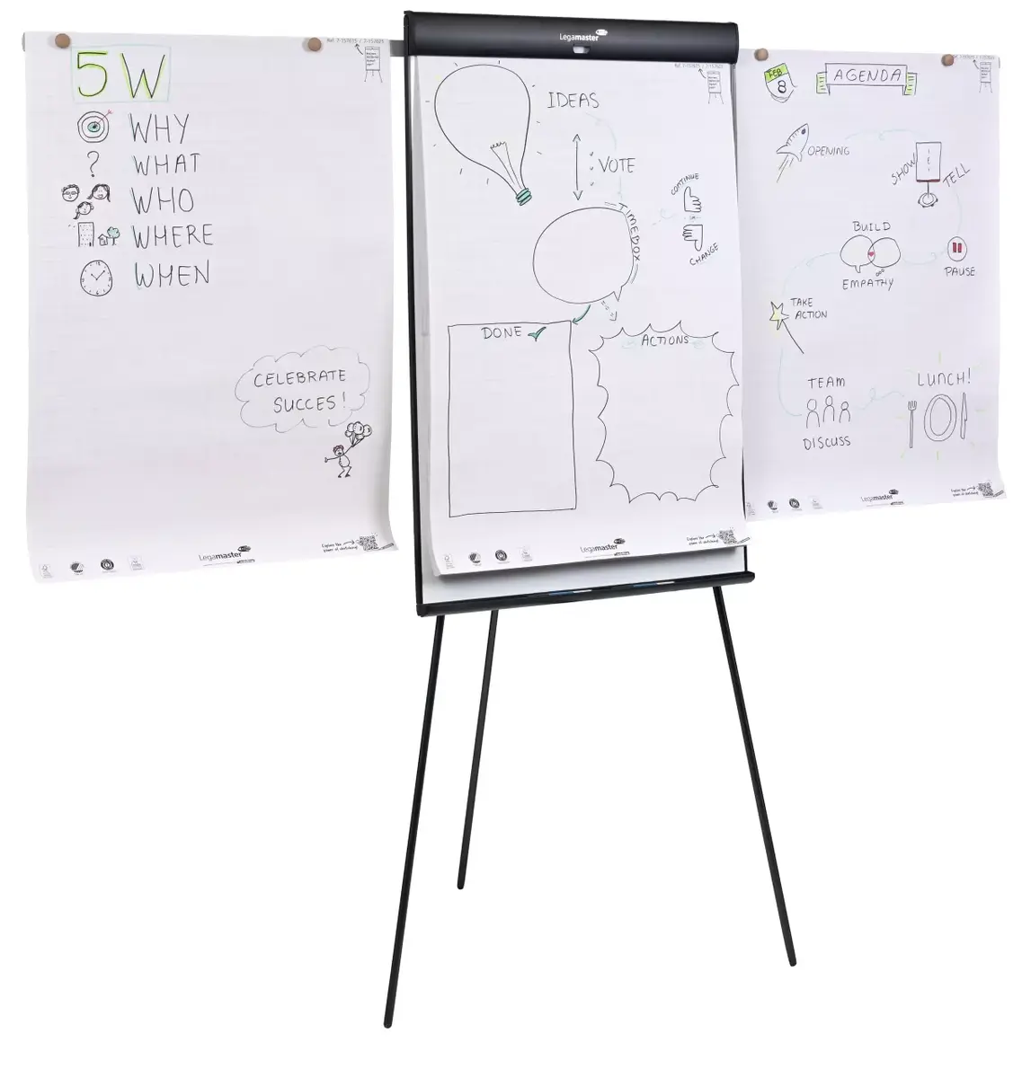 Legamaster SKETCH PRO flipchart statīvs Photo 11