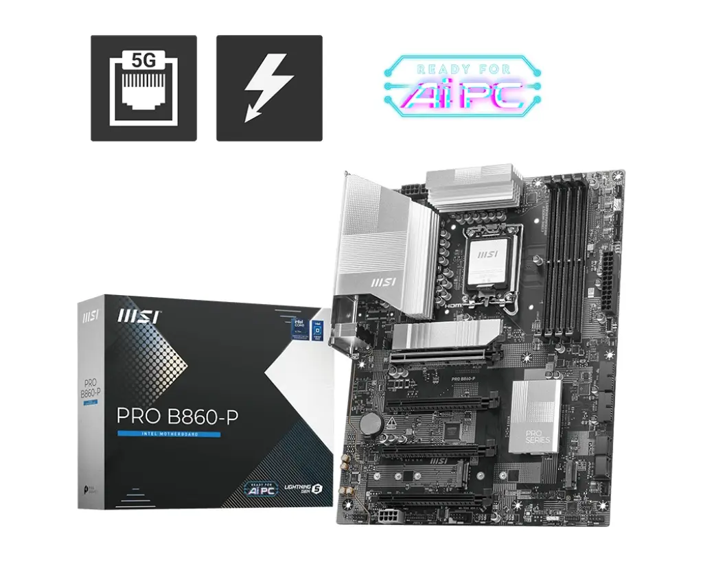 MSI PRO B860-P ATX Motherboard Photo 6