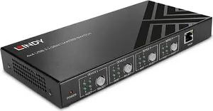 Lindy 4x4 USB 3.2 Gen 1 Matrica 5 Gbit/s Melns Metāls