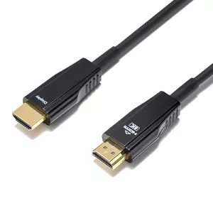 HDMI Cable Deltaco HU-AOC20 20m HDMI Type A 2.1 48 Gbit/s Black