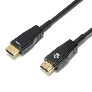 HDMI Cable Deltaco HU-AOC15 15m HDMI Type A Male 2.1 Black