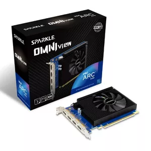 Видеокарта Sparkle Intel Arc A310 4 ГБ GDDR6, PCIe 4.0 x8, 64-bit, 4K@60Hz, 4× HDMI 2.0b