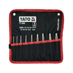Punch/Nail Set Yato YT-3590 Steel 9 pcs