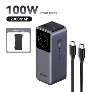 Portable Power Bank Ugreen 12000mAh 100W Fast Charging