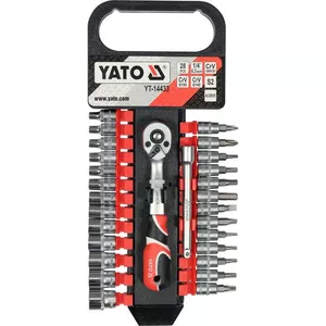 Ietekmes uzgaļi Yato YT-14433 1/4" izmērs 28 gab