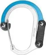 Карабин Gear Aid Heroclip Medium Blue Steel — универсальный поворотный крюк