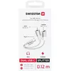 SWISSTEN USB-C to USB-C & 3.5mm AUX adapter 0.12 m Photo 2