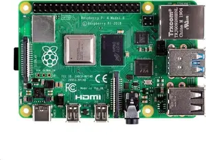 Single Board Computer Raspberry Pi 4 Model B Quad-Core 4GB No Disk No GPU Linux
