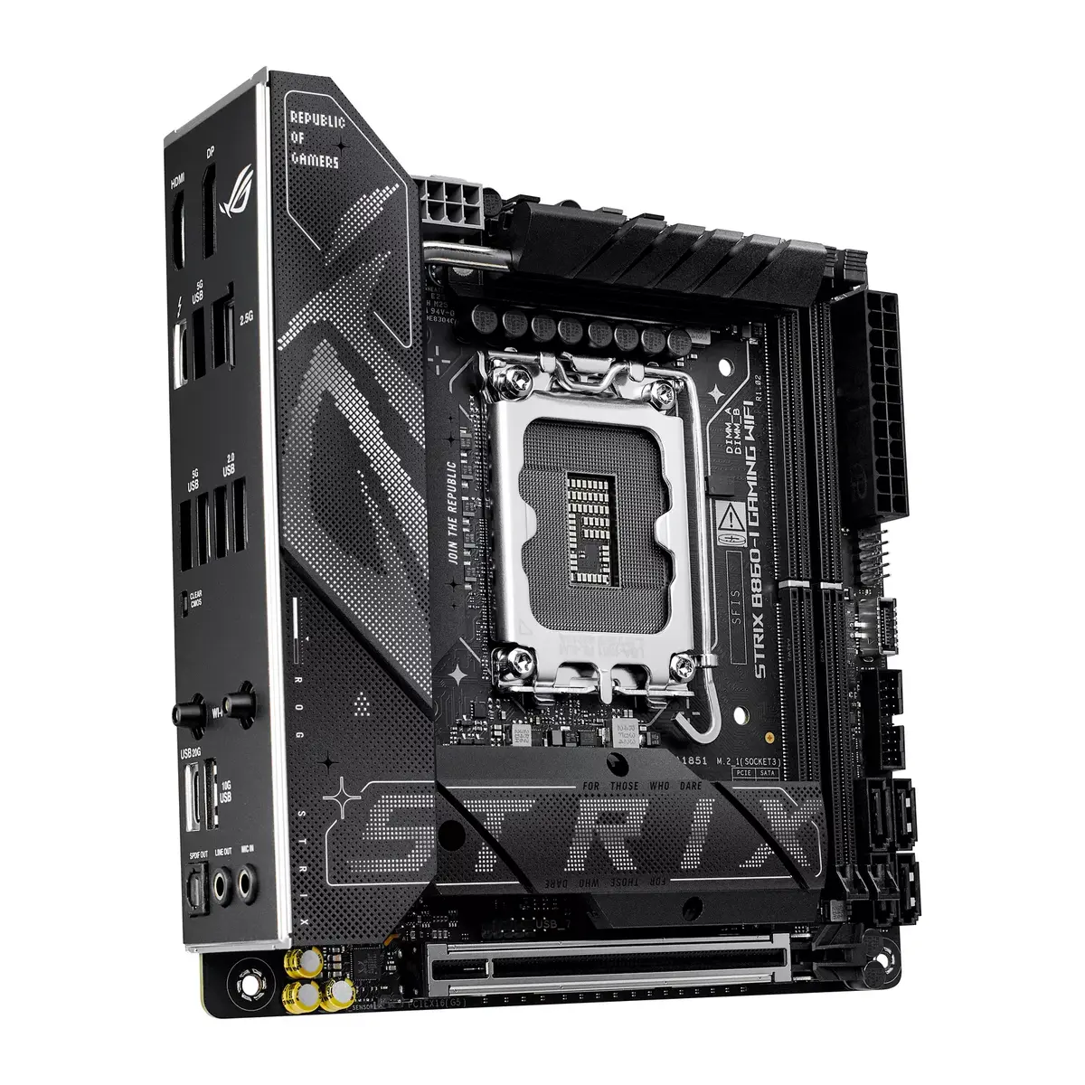 Mātesplate ASUS ROG STRIX B860-I GAMING WIFI Photo 3