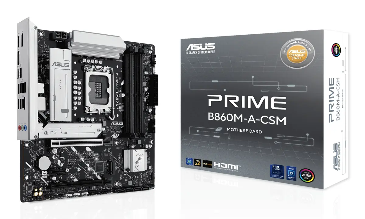ASUS PRIME B860M-A-CSM Micro ATX Mātesplate