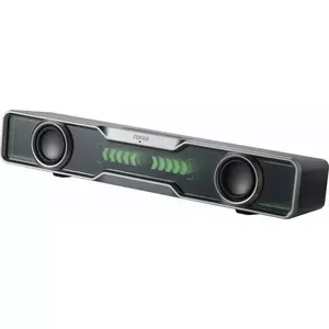 PC skaļruņi Edifier QS30 5 W (2,5+2,5 W), Bluetooth, ≥85 dB, melni, galda apgaismojums