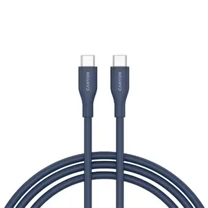 USB-C cable CANYON CC60SC10 60W 1 m silicone dark blue