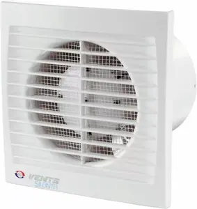 VENTS 100SILENTA-SVL aksiālais ventilators 100mm 5.6W 26dB ar auklas slēdzi balts