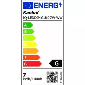 Светодиодная лампа Kanlux IQ-LEDDIM GU10 7 Вт 2700 К теплый белый 570 лм