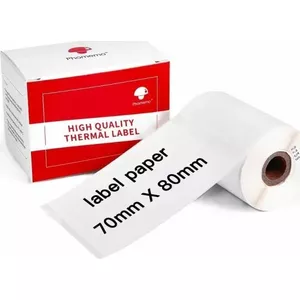 Phomemo Līmpapīra Uzlīmes 70×80 mm 100 gab. — saderīgas ar M110 M120 M200 M220 XP7080