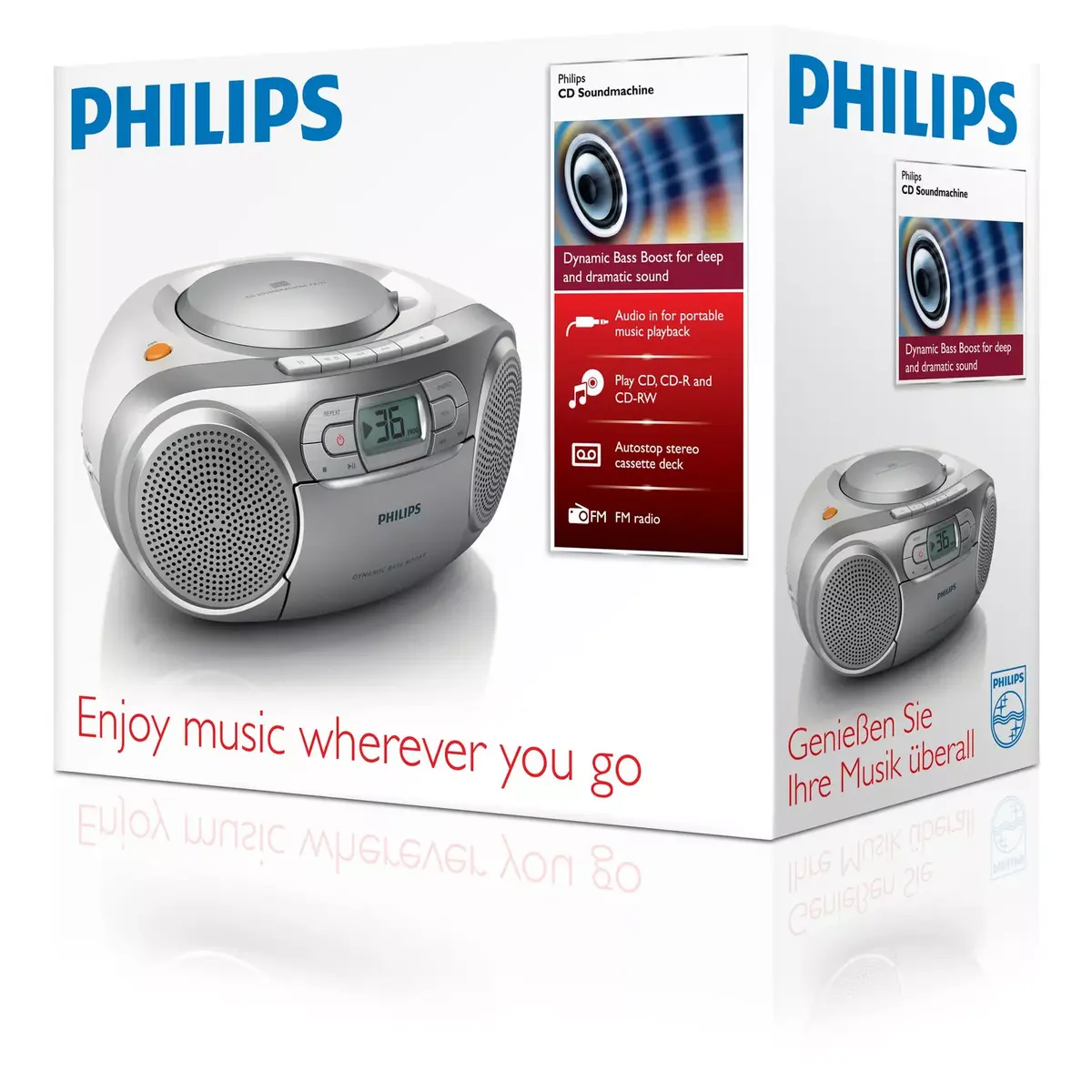 Philips AZ127/05 Portable CD player Photo 3