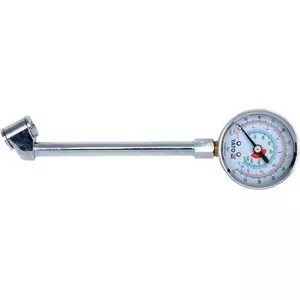 Tire pressure gauge YATO YT-24301 — analog, 0–15 bar, bar/psi