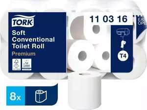 Toilet paper roll Tork 110316 — 250 sheets, 29.5 m length, 9.4 cm width