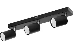 Потолочный светильник ORNO AD-OP-6195BGU10 3x50W GU10, металл и стекло, для помещений